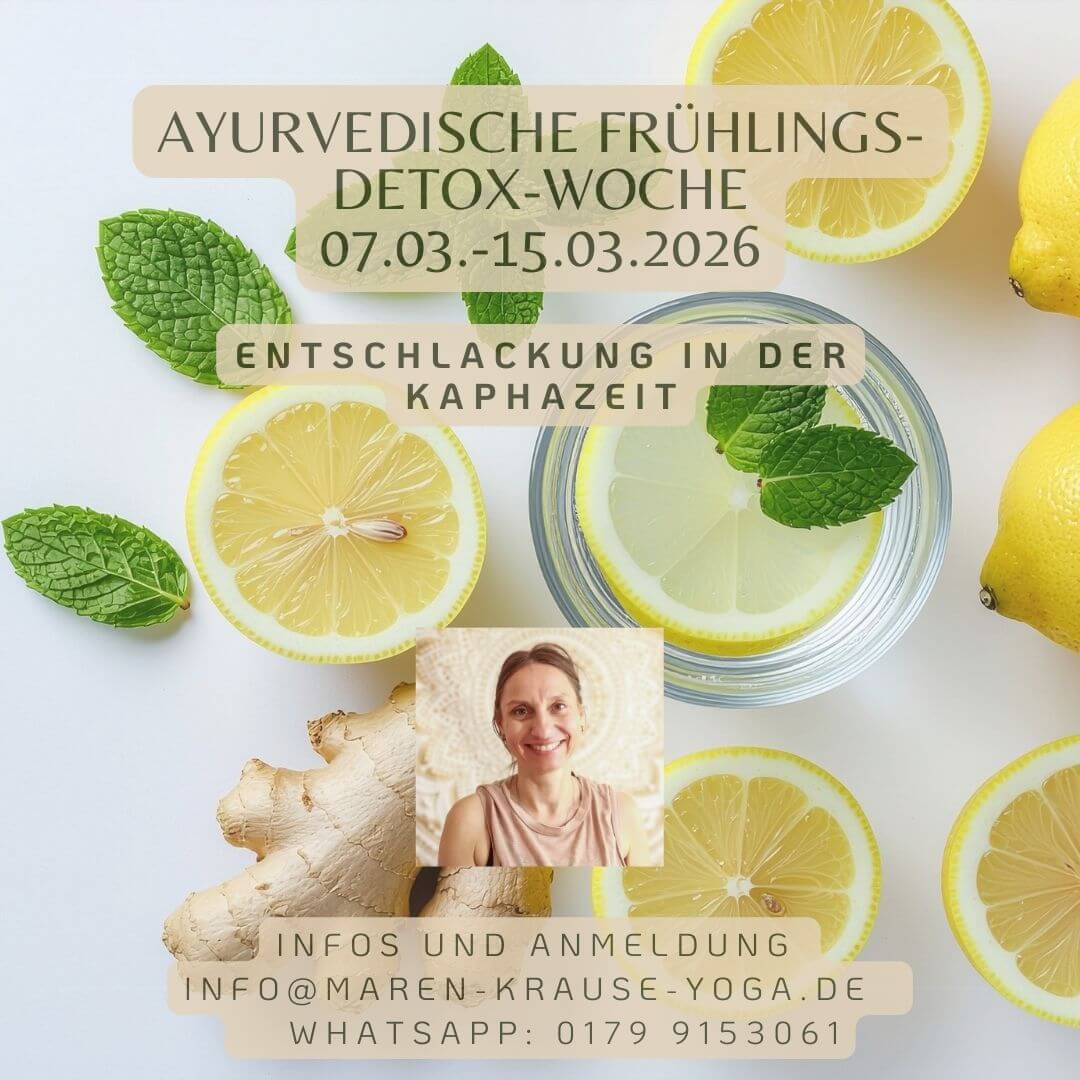 Ayurveda Detox Frühling 2026 | Kapha Detox Online ab 07.03. | Maren Krause Karlsruhe